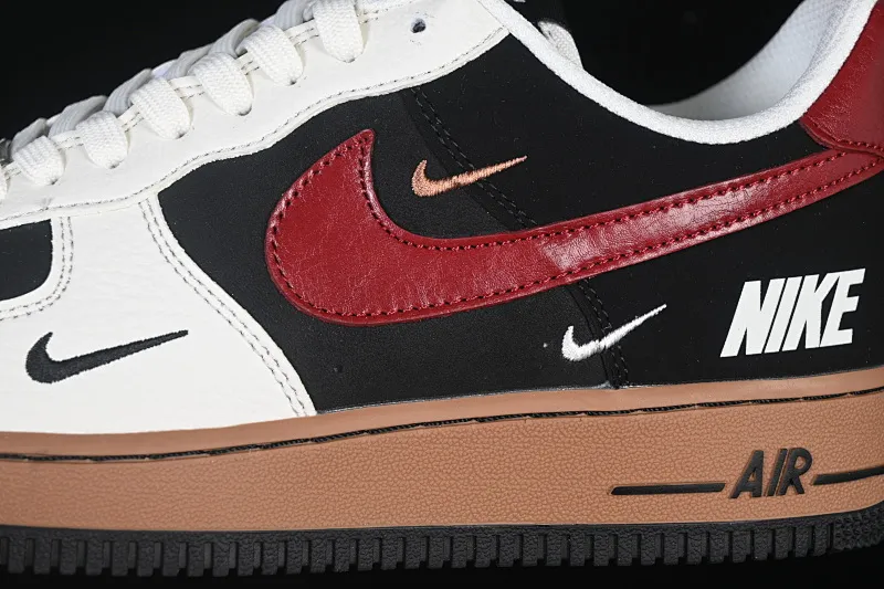 All categories Nk Air Force 1 Air Force series Nk Air Force 1 Low Air Force low-top Nike Air Force 1'07 Low White, red and black color splicing Air Force 1 low-top casual sneakers IM3378-122